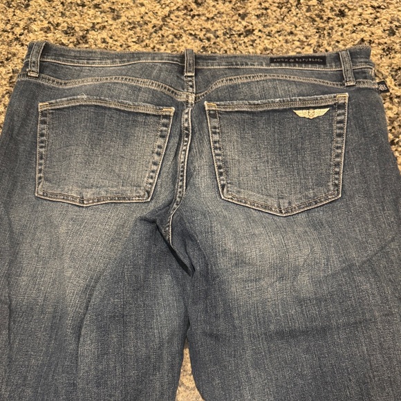 Rock & Republic destroyed boyfriend cut jeans jeans size 14 - Picture 8 of 9